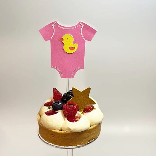 Vintage-Inspired Cupcake Toppers for Happy Parties - Set Of 10(5 Pink/5 Blue)