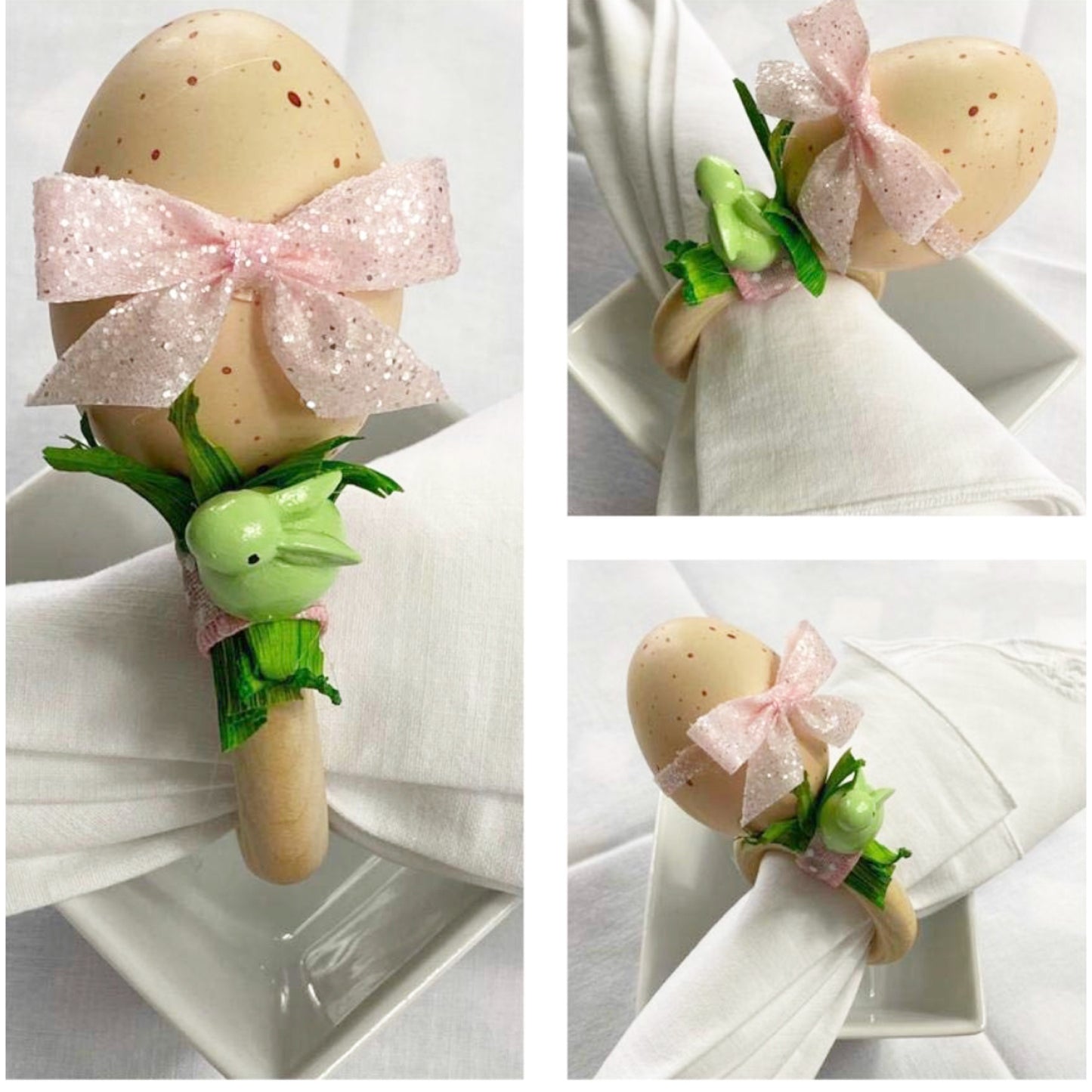 Eggs And Bunny-Set Of 4