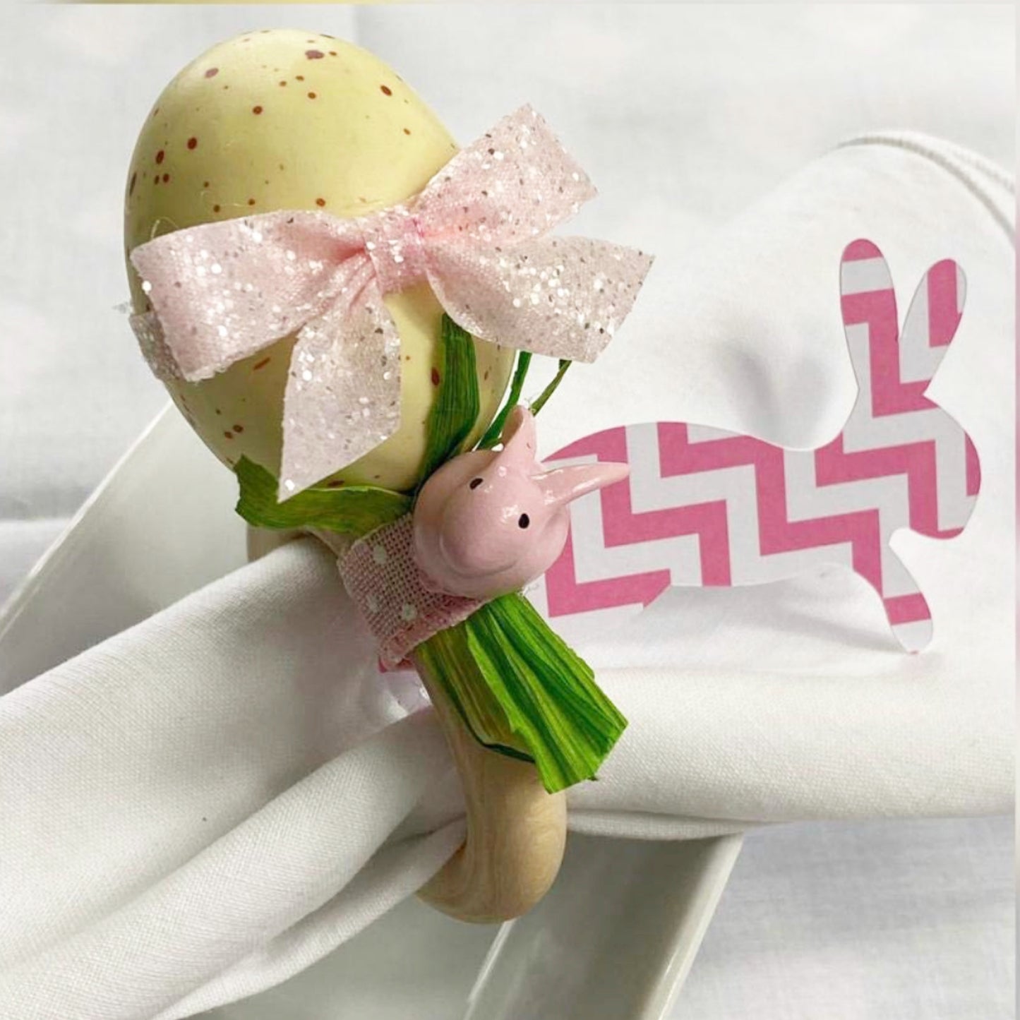 Eggs And Bunny-Set Of 4