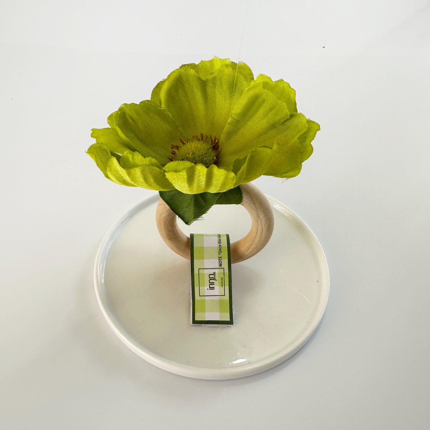 Nature Green Flower - Set of 4