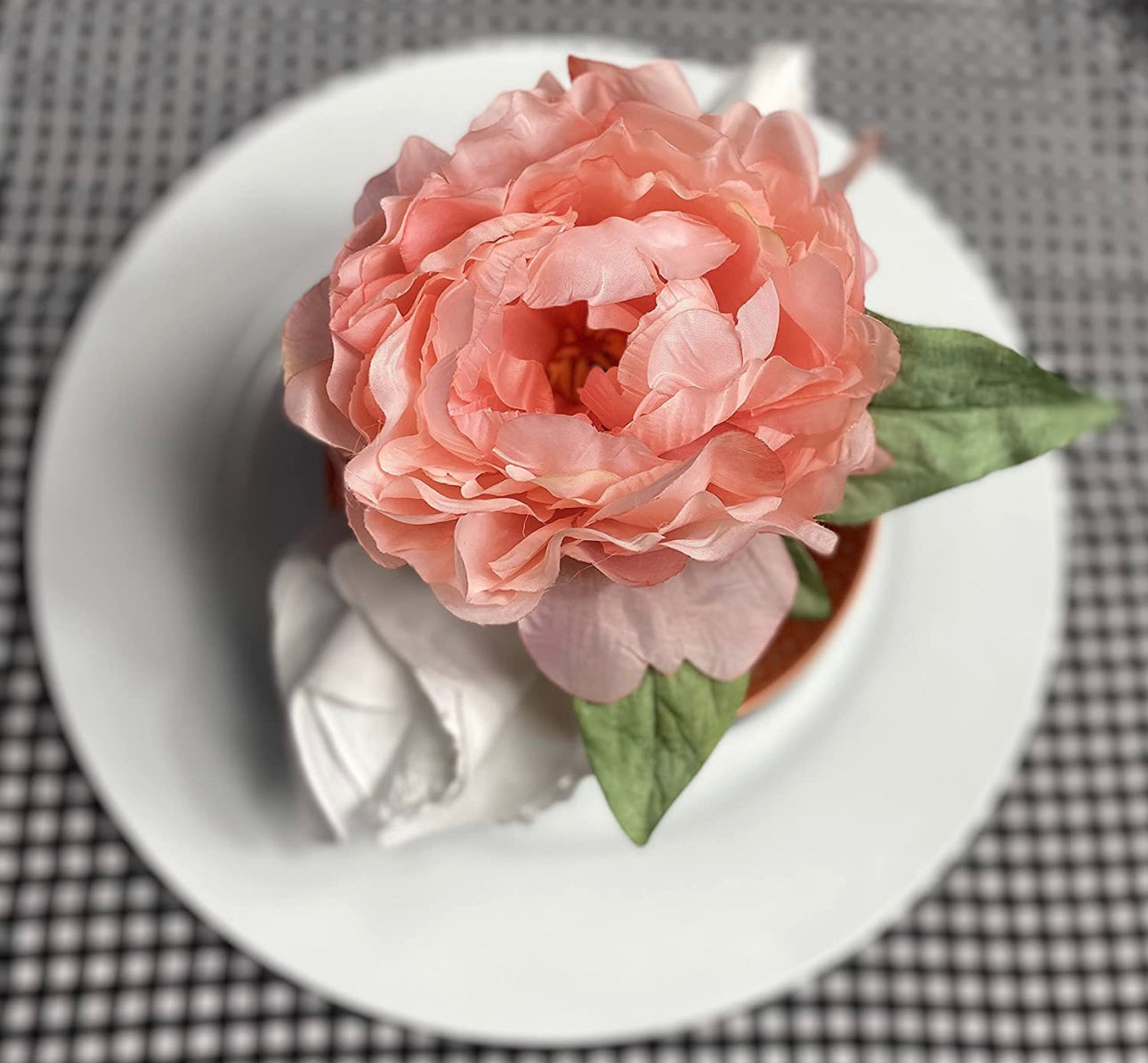 Peach Peony-Set of 4 (In two size)