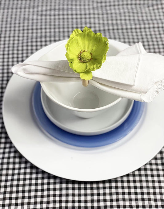 Nature Green Flower - Set of 4