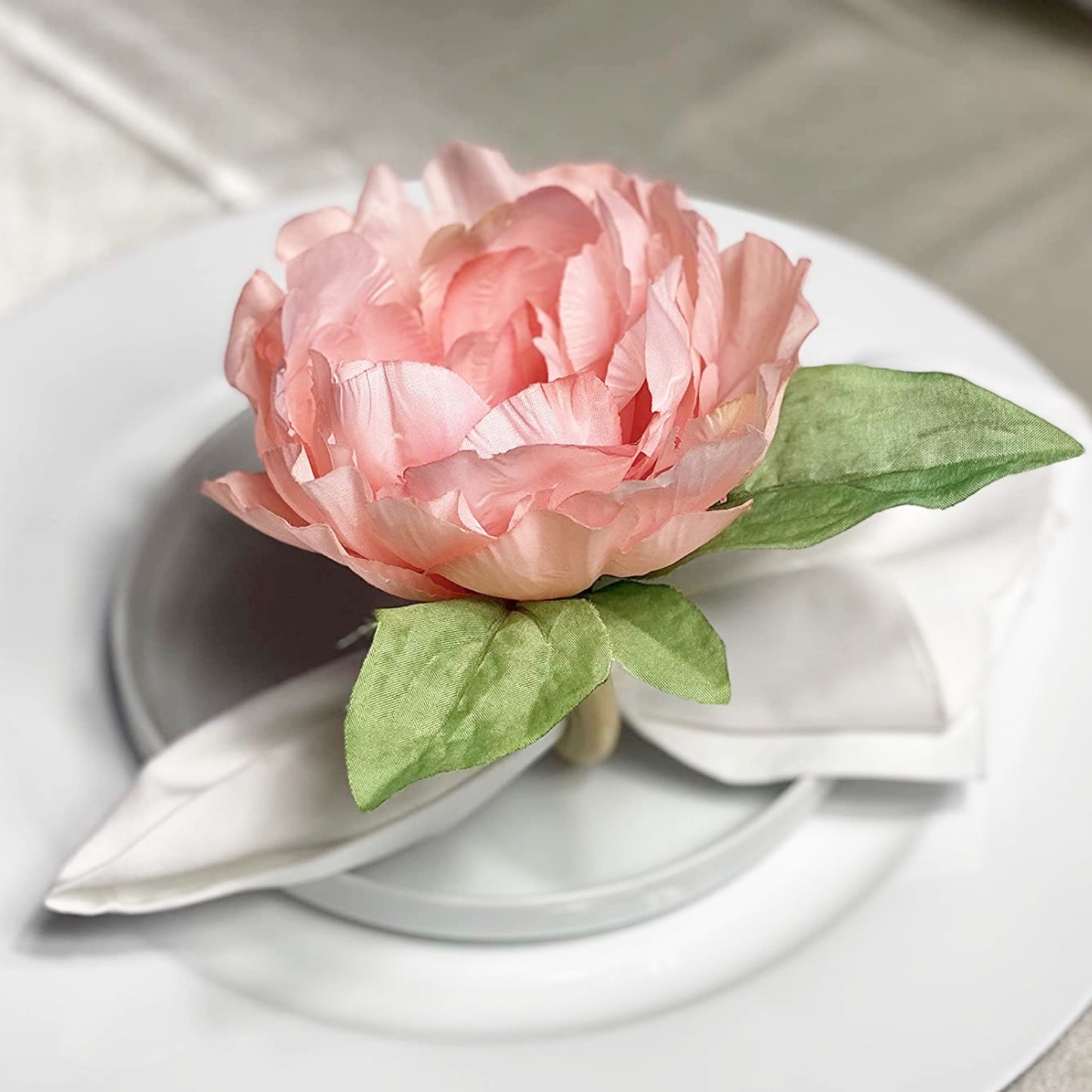 Peach Peony-Set of 4 (In two size)