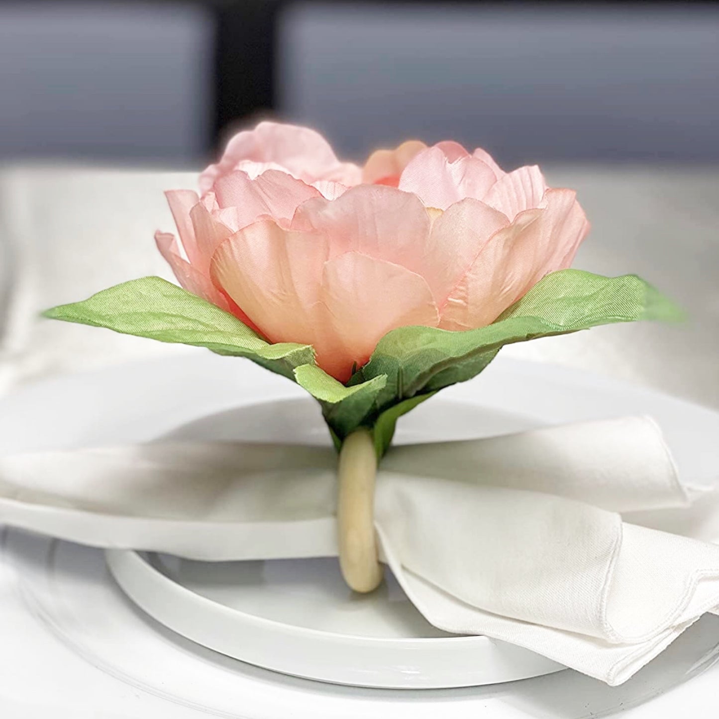 Peach Peony-Set of 4 (In two size)