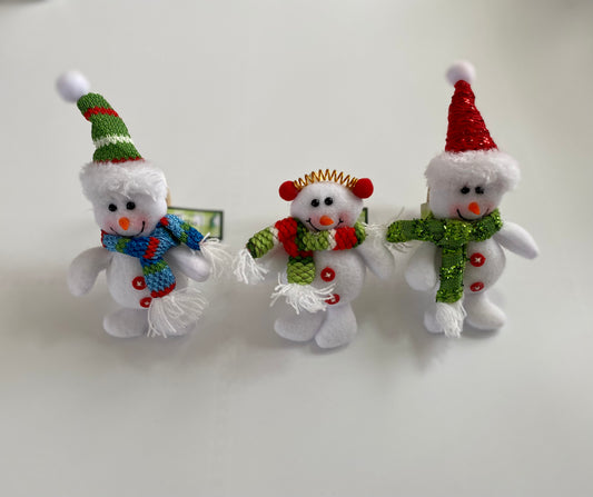 •	Joyful Snowman Napkin Rings