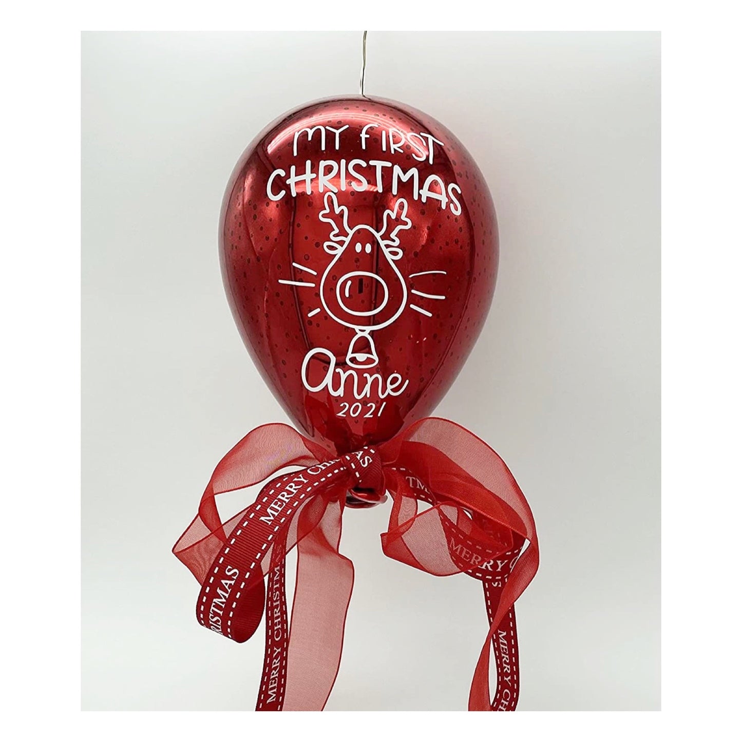 My first christmas - glass balloon