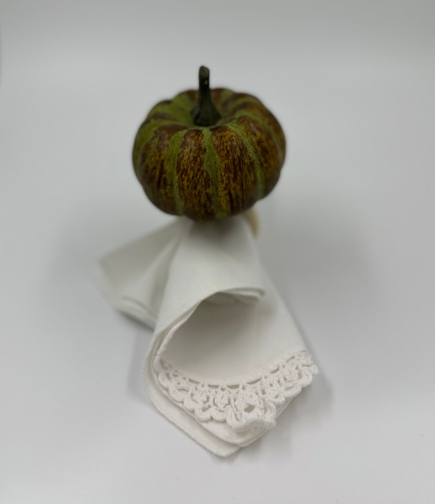 Autumn Harvest Pumpkin Napkin Rings - Handmade Set of 4