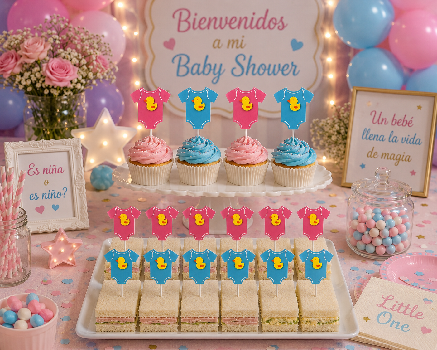 Celebratory Cupcake Toppers for Memorable Occasions - Set of 10