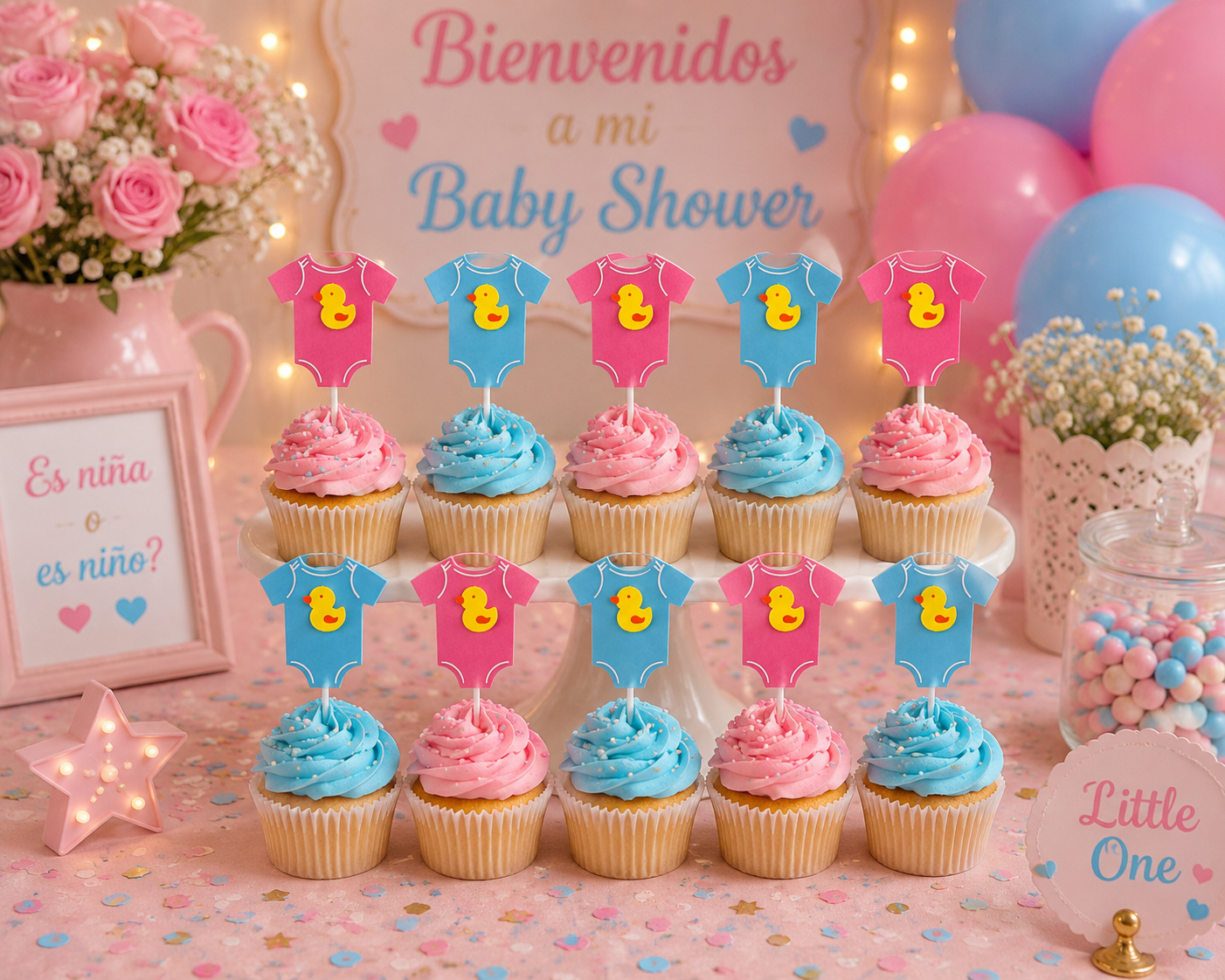 Celebratory Cupcake Toppers for Memorable Occasions - Set of 10