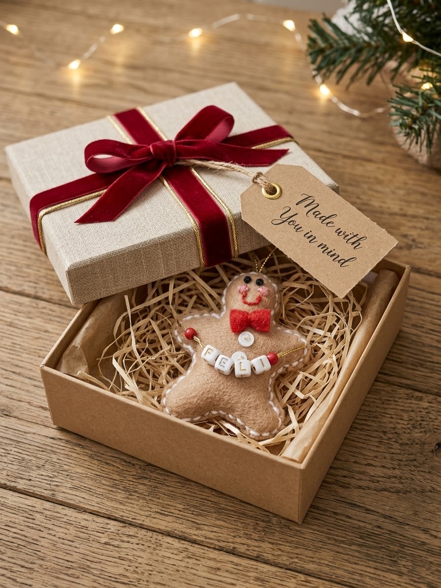 Handmade Felt Christmas Ornaments – Little Keepsakes Made with Love ❤