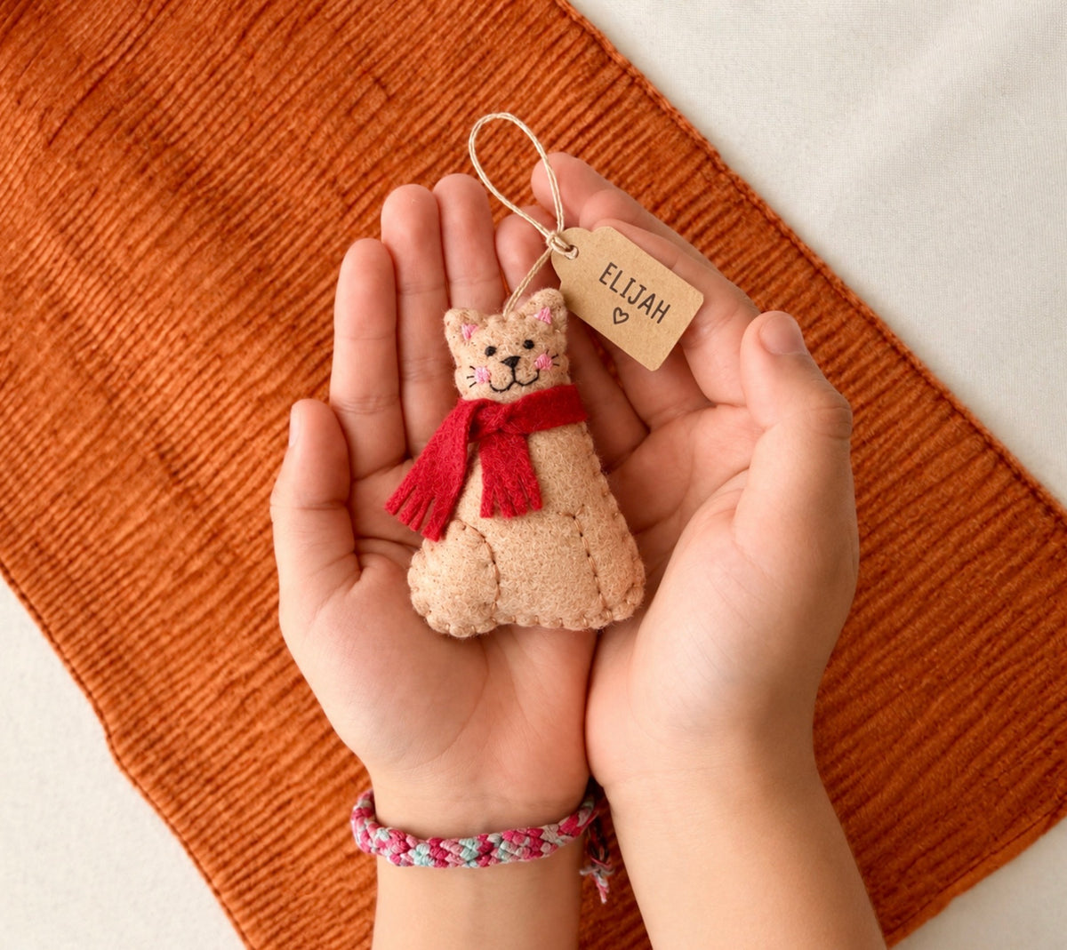 Handmade Felt Christmas Ornaments – Little Keepsakes Made with Love ❤