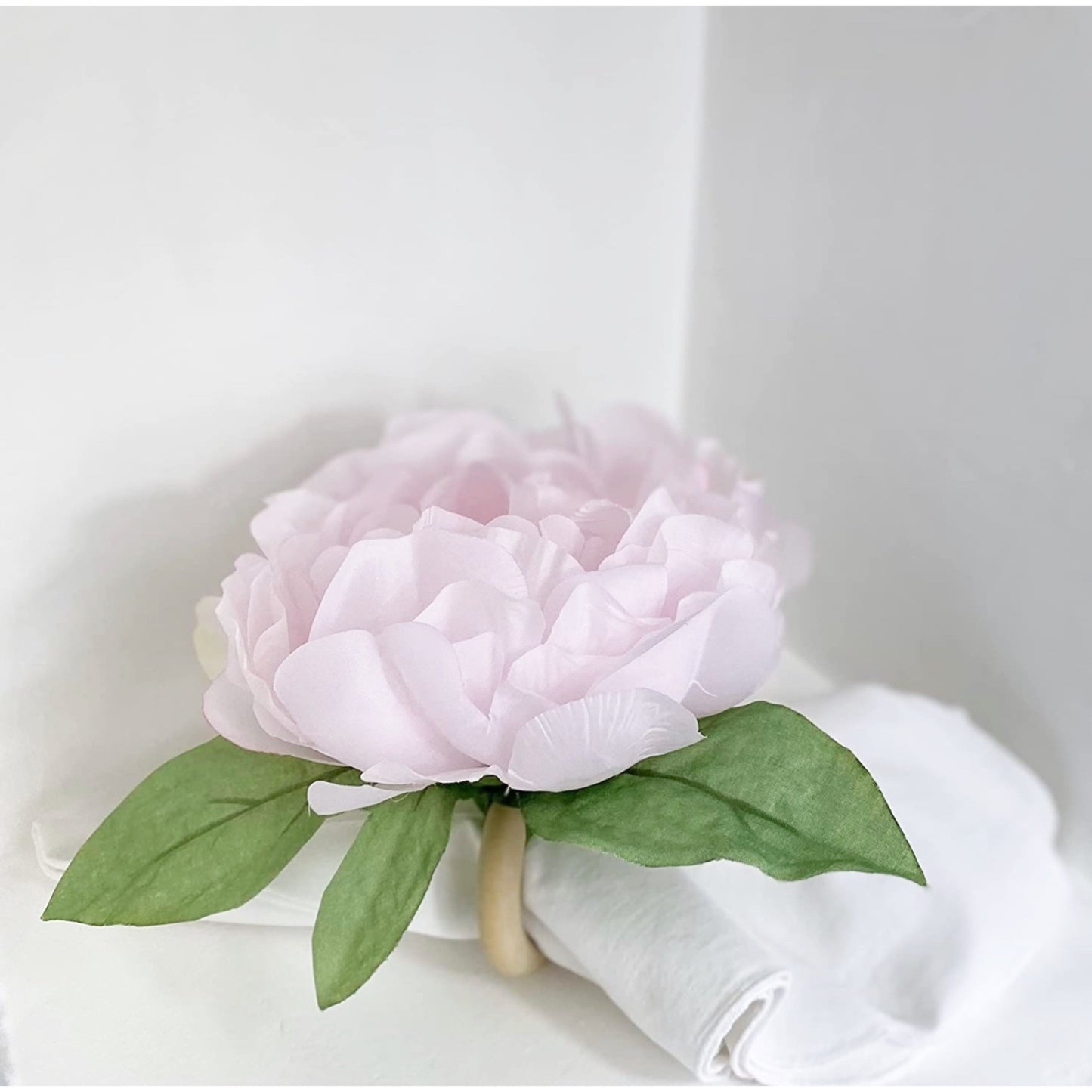 Light Pink Peonies -Set of 4 (In two sizes)